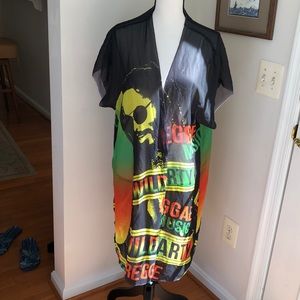 Love J USA swim suit cover/Cape.